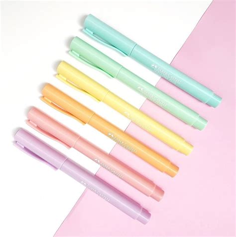 Loving These Pastel Highlighters From Faber Castell Obsessed With