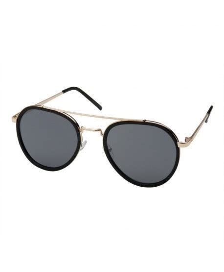 men s fashion full metal rim aviator sunglasses flat lens black gold frame black lens