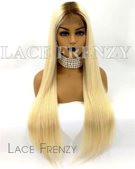 Kayla 28 Inches Natural Straight Virgin Human Hair Full Lace Wig Full