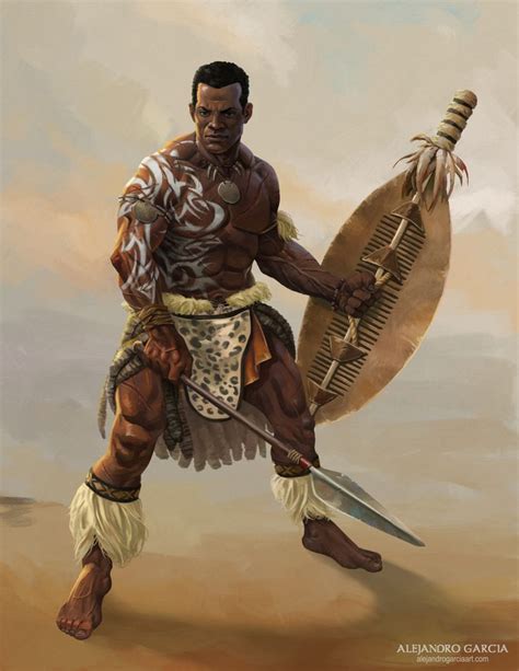 Artstation Ranger Alejandro García African Warrior Tattoos Tribal