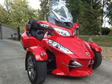 It has a rotax ace engine (2 or. 2012 Can Am Spyder RT-SE5 Red Reverse Trike | Reverse ...