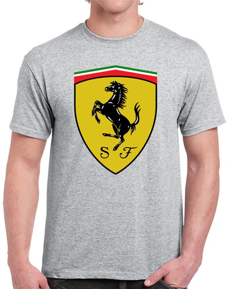 Ferrari Sf Car Sports Ferrari Logo T Shirt