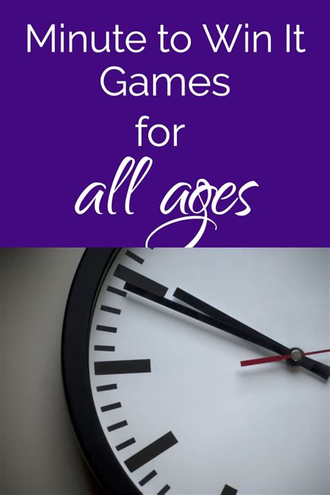 Great for birthday parties and sleepovers for girls and boys of all ages! The Best Minute to Win It Games for All Ages - Clarks ...