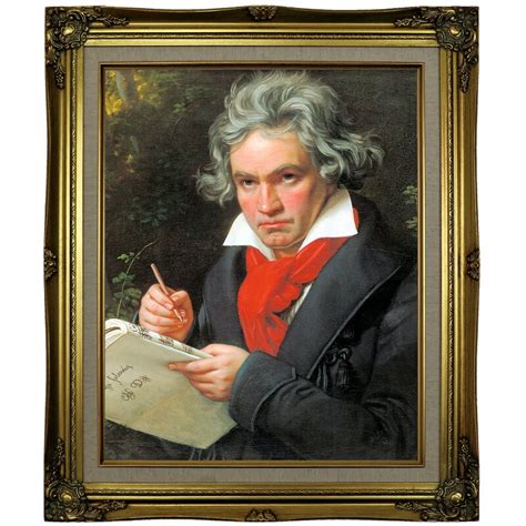 Astoria Grand Portrait Of Ludwig Van Beethoven When Composing The