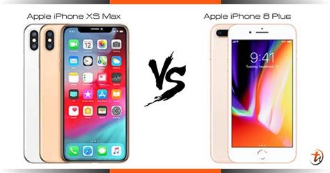 Banding Apple IPhone XS Max Dan Apple IPhone 8 Plus Spesifikasi Dan
