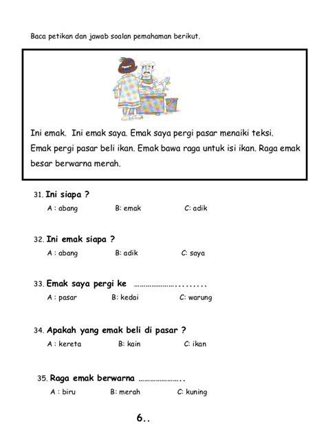 Soalan matematik pt3 slideshare kertas soalan percubaan via www.newhairstylesformen2014.com. Soalan Pemahaman Bahasa Melayu Thn1