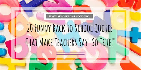 40 Back To School Funny Quotes That Make Will Make You Say So True
