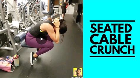 Kneeling Cable Crunch Ab Workout Substitute YouTube