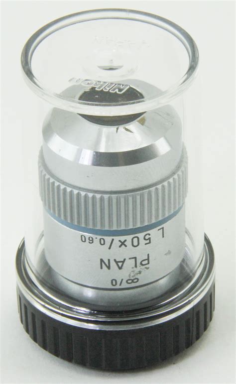 10791 Nikon 50x Microscope Objective Lens Leitz Wetzlar Plan L50x 0