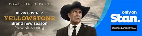 Yellowstone Tv Series Now Streaming Only On Stan Ad
