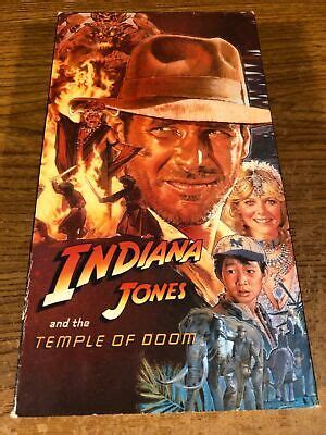 Indiana Jones And The Temple Of Doom Vhs Vcr Video Tape Movie Harrison