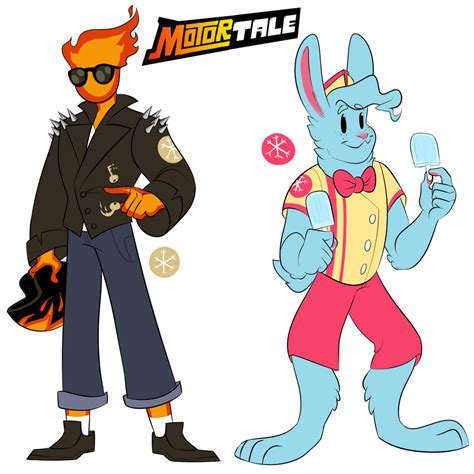 Motortale Grillby And Nice Cream Guy By Moonstruckmutt On Deviantart