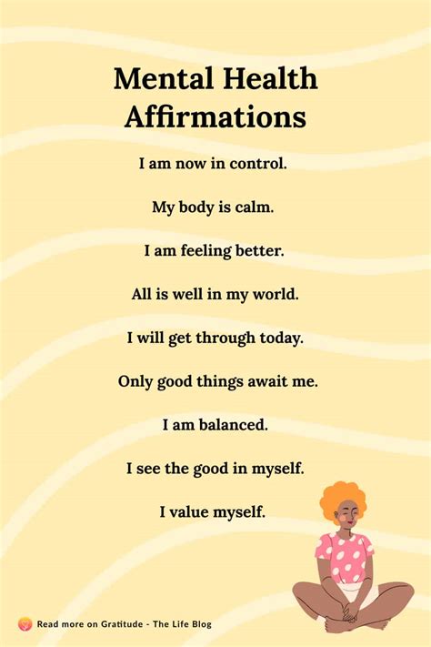 105 Mental Health Affirmations For Mental Peace And Strength