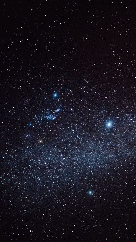 Download Wallpaper 1350x2400 Starry Sky Stars Nebula Galaxy Space