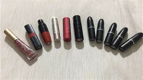 my high end lipstick 💄 collection youtube