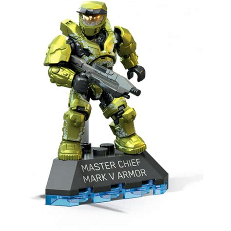 Mega Construx Halo Heroes Master Chief Micro Action Figure Walmart