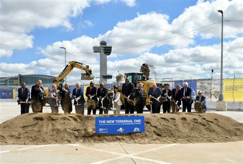 New Terminal One At Jfk Breaks Ground Begins Construction Of First