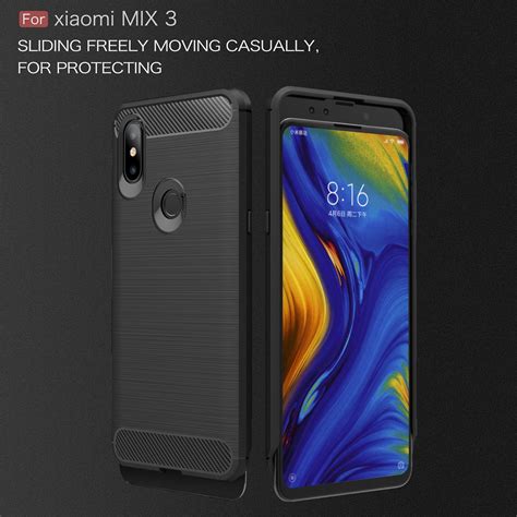 Xiaomi Mi Mix 2mix 2smix 3 Fashion Slim Carbon Fiber Tpu Soft Cover Phone Case Shopee Malaysia