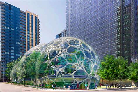 Amazon Headquarters Redux Nbbj Inhabitat Green Design Innovation