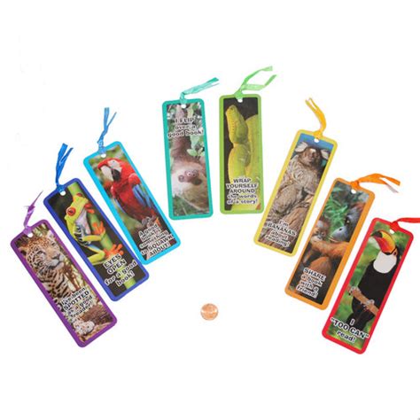 Animal Cardstock Bookmarks Make Reading Fun