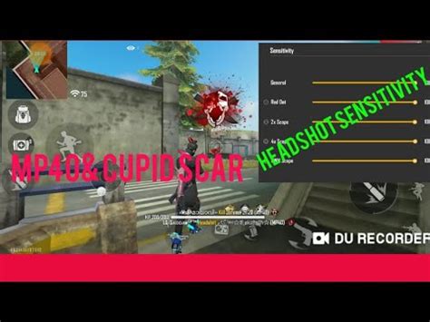 The gamers have to click on the notice on the main. ||free fire||mp40&cupid scar only headshot||headshot ...