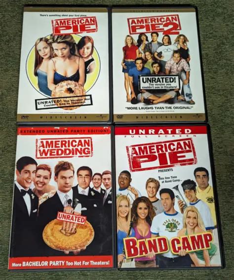 AMERICAN PIE 1 2 Wedding Band Camp DVD Bundle Lot Set 11 99