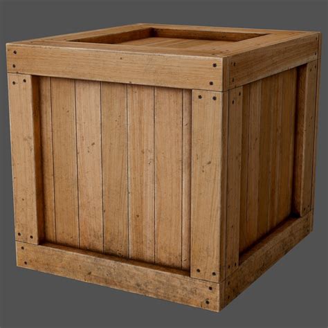 Wooden Box 3d Model In Shipping Containers 3dexport