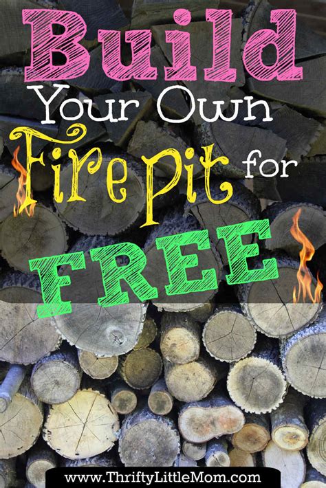 If not, you may immediately bypass this segment and continue to the next. Build Your Own Backyard Fire Pit Using Free Materials » Thrifty Little Mom