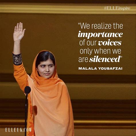 ‘we realize the importance of our voices only when we are silenced