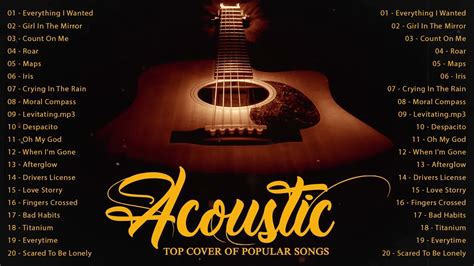 Top Ballad Acoustic Love Songs Playlist English Guitar Acoustic Cover