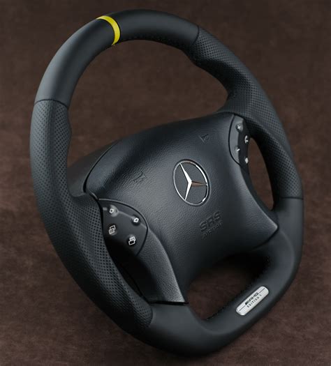 W203 C55amg C32amg C Class Oem Mercedes Customized Steering Wheel Flat
