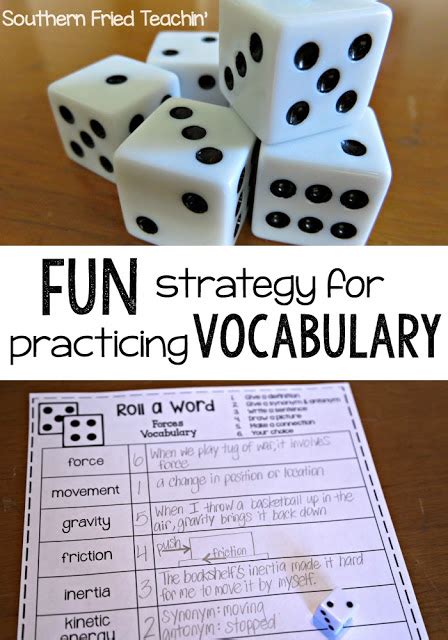 Fun And Simple Strategy For Practicing Vocabulary Southern Fried Teachin