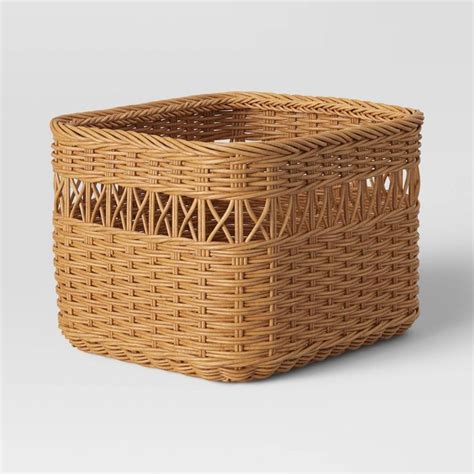 Mutliweave Rattan Cube Basket Threshold™ In 2022 Rattan Basket