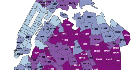 Queens New York Zip Code Map Get Latest Map Update