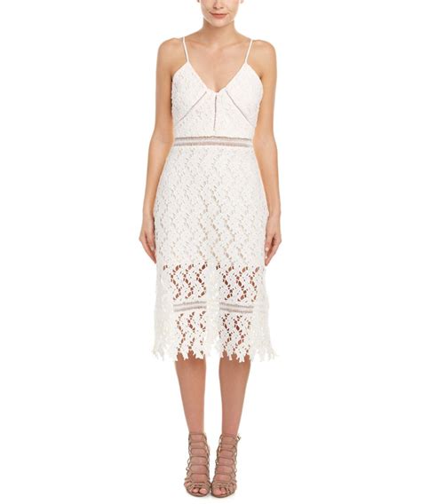 Python print pleated long sleeve dress. Endless Rose Lace Midi Dress' In White | Dresses, Midi dress
