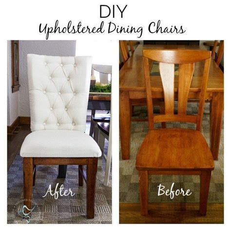 Maybe you would like to learn more about one of these? Learn how to turn all wood dining chairs into tufted ...
