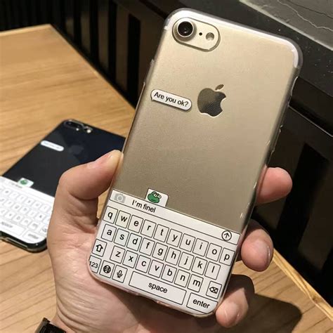 Jukpop Funny Chat Keyboard Phone Case For Iphone Xs X Xs Max Xr For
