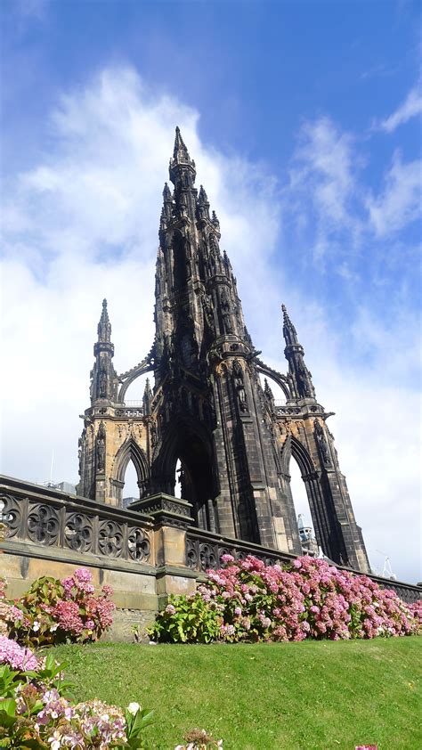 The Scott Monument On Princes Street A Victorian Gothic Monument