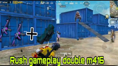 Solo Vs Duo Pubg Mobile Rush Gameplay Wipe Squas With M416 6x Youtube