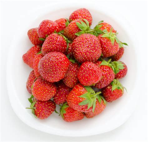 Fresh Ripe Strawberries Top View Stock Image Image Of Handful