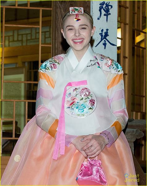 Chloe Moretz Wears A Hanbok In South Korea Photo 816503 Photo Gallery Just Jared Jr