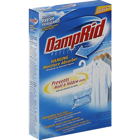 Dehumidifier bag for wardrobe use. DampRid Moisture Absorber, Hanging, Fresh Scent | Closet ...