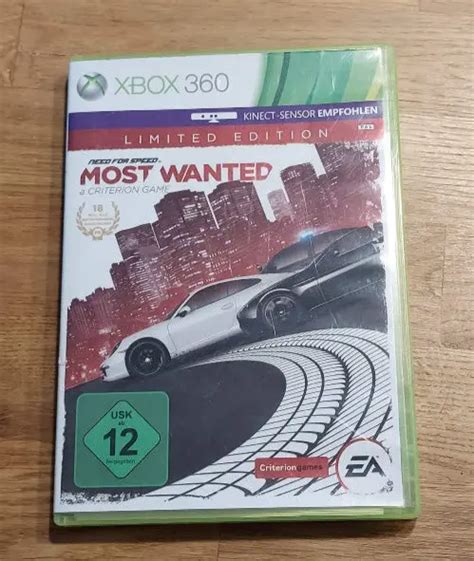 NEED FOR SPEED Most Wanted Limited Edition Microsoft Xbox EUR PicClick DE