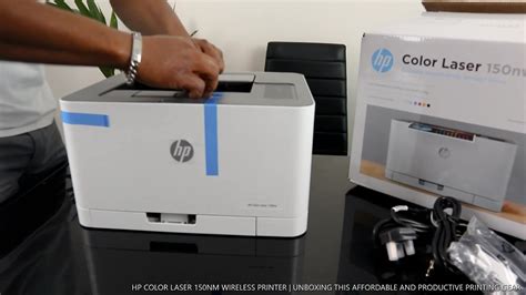 Hp Color Laser 150nm Wireless Printer Unboxing This Affordable And