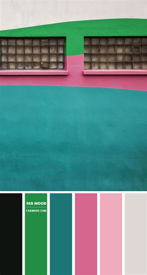 Pink And Teal Color Scheme Color Palette 46 In 2021