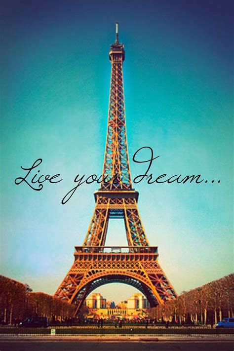 Cute Eiffel Tower Pic ~live Your Dream~ Wanderlust In