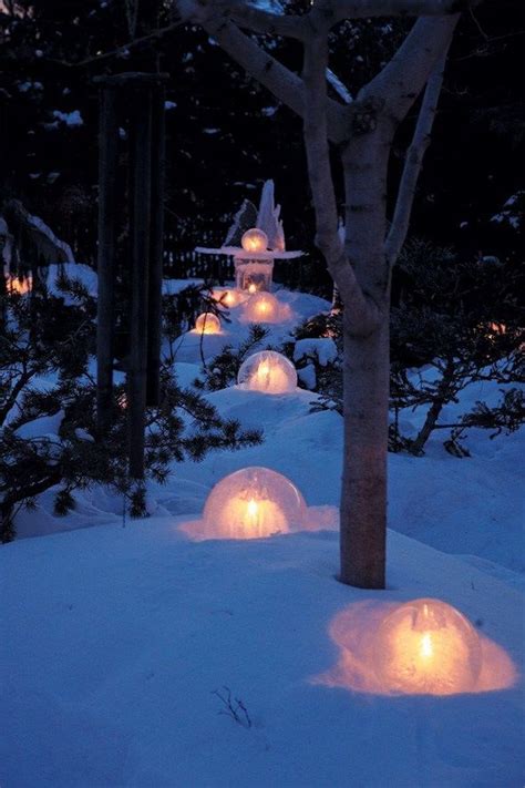 33 Stunning Winter Lanterns For Your Outdoor Decoration Ice Globe