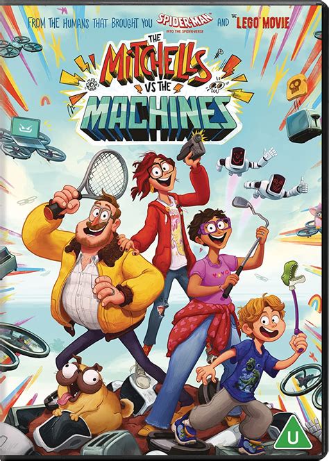 The Mitchells Vs The Machines Dvd 2021 Uk Dvd And Blu Ray