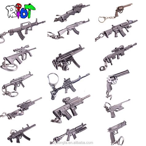 riot anime crossfire cross fire weapon gun mini model keychain weapons counter strike global