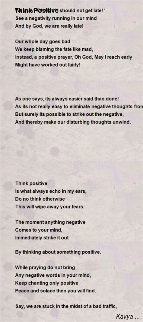 Optimistic Poems